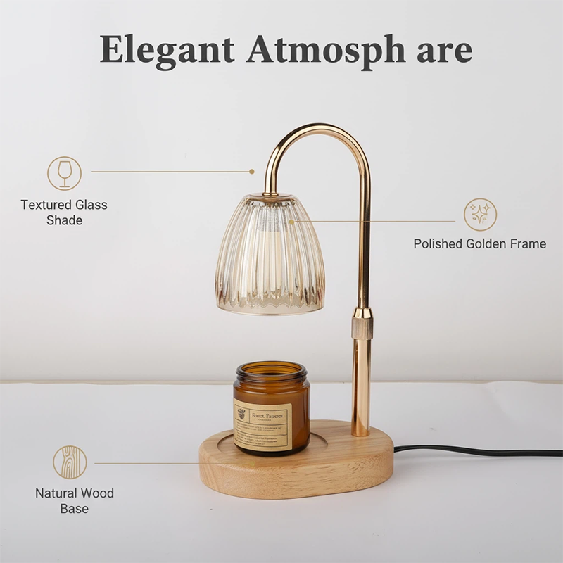 Candle heating lamp adjustable light 50W aroma candle heater aromatherapy lamp suitable for home decoration gift ideal birthday