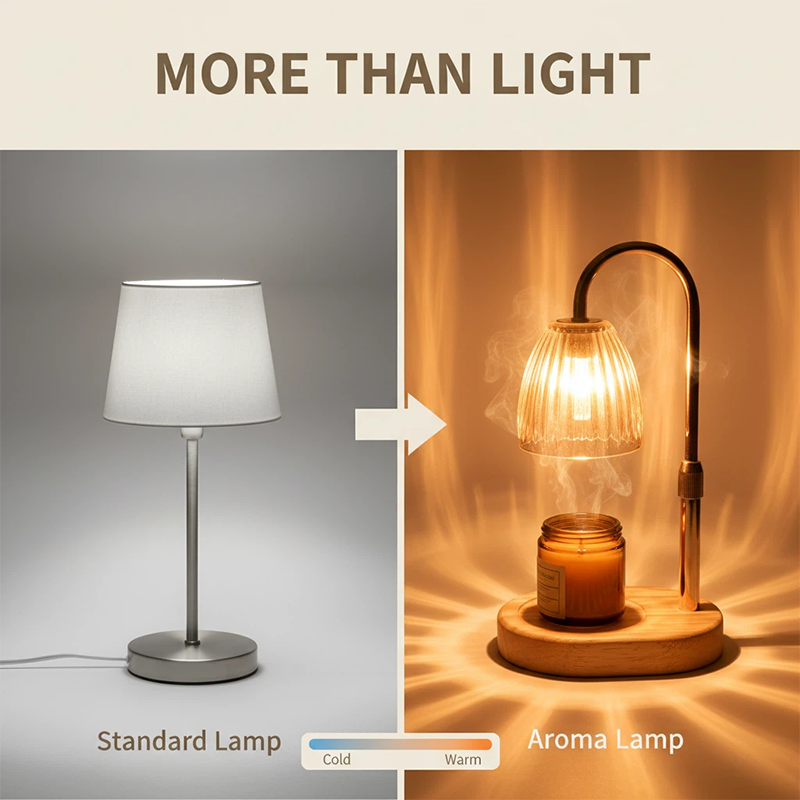 Candle heating lamp adjustable light 50W aroma candle heater aromatherapy lamp suitable for home decoration gift ideal birthday