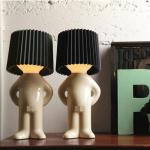 Plug-in Energy-Saving Creative Small Night Light Home Decoration Mr.P A Little Shy Man LED Naughty Boy Lamp Eye Caring