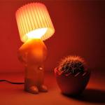 Plug-in Energy-Saving Creative Small Night Light Home Decoration Mr.P A Little Shy Man LED Naughty Boy Lamp Eye Caring