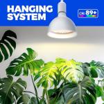 Barrina Hanging Grow Lights for Indoor Plants, 25W Full Spectrum, with Timer and 16.4FT Power Cord, Pendant Plant Lights for Indoor Growing, Large Tall Plant, Garden, Flowers, Greenhouse