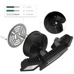 Onforu 2 Pack 60W Flood Lights Outdoor, 6000LM LED Flood Lighting Outdoor Switch Controlled, IP65 Waterproof Exterior Floodlight Fixture with 3 Adjustable Heads, 6500K Security Light for Garage Yard