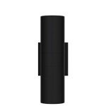 DAKAFUL Outdoor Wall Lights 4Pack, Integrated LED Cylinder Up Down Lights, 12W 2700K Aluminum Exterior Wall Light, Outdoor Light Fixture for Porch Patio Door.(Matte Black)