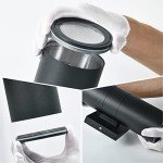 DAKAFUL Outdoor Wall Lights 4Pack, Integrated LED Cylinder Up Down Lights, 12W 2700K Aluminum Exterior Wall Light, Outdoor Light Fixture for Porch Patio Door.(Matte Black)
