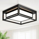 Modern LED Ceiling Light Fixture, 3500LM Flush Mount Ceiling Light for Bedroom, Kitchen, Living Room (3000K)