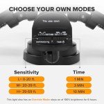 LUTEC 72W 7500LM LED Security Lights Motion Sensor Light Outdoor, 5000K Daylight, IP65 Waterproof, Dusk to Dawn, 3-Head Motion Detected Flood Light for Garage, Yard, Porch(Black)