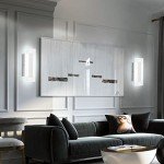 LMQNINE Modern LED Acrylic Wall Sconce Warm White Light Chrome 6000K for Bedroom Corridor Stairs Bathroom Indoor Lighting Fixture Lamps Home Room Decor (2-Pack)…