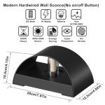 Sobrovo Modern Wall Sconce Set of 2 -White 4500K 10W Led Wall Sconce Indoor, Outdoor IP65 Waterproof, Hardwired, Up&Down Wall Mounted Wall Lighting for Living Room Bedroom Hallway(with G9 Bulbs)