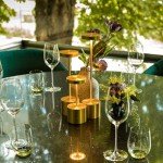 SAKRINGT 2 Pack Cordless Table Lamp Rechargeable, 5000mAh Battery Operated Portable Table Light,Dimming LED Table Lamp for Restaurant/Patio /Outdoor(Gold)