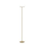 Brightech Sky LED Floor lamp for Living Rooms & Offices -Torchiere Super Bright , Dimmable, Tall Standing Lamp for Bedroom Reading - Gold Brass