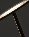 Brightech Sky LED Floor lamp for Living Rooms & Offices -Torchiere Super Bright , Dimmable, Tall Standing Lamp for Bedroom Reading - Gold Brass