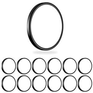 MODERN 12 Pack Super Thin 9inch 2800lm Flush Mount LED Ceiling Light Black, 5000K Daylight, Undimmable Ceiling Light Surface Mount for Bedroom, Living Room, Dining Room, Garage, Office