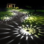 GIGALUMI 12 Pack Solar Lights Outdoor Waterproof, Cool White Pathway Lights Solar Powered, Landscape Lighting, Solar Garden Lights for Decor, Patio, Garden, Yard, Pathways, Walkways