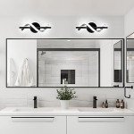 LED Wall Sconces Indoor, 12W LED Wall Mount Lights, Modern Spiral Wall Lamp, Bedside Wall Lamps, 6000K Cold Wall Light Fixture for Stairs, Living Room, Bedroom, Aisle, Hallway (Cold White, Black)