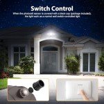Onforu 60W LED Dusk to Dawn Outdoor Lighting, 6000LM Exterior Flood Light, IP65 Waterproof Outdoor 3 Adjustable Heads Photocell Security Lights Fixture, 6500K Floodlights for Garage, Patio, Yard