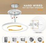 BLNAN Dimmable LED Flush Mount Ceiling Light Fixture with Remote Control, 15.4 Inch 36W 3000K-6500K Round Ceiling Lamp, Ultra Thin Modern Close to Ceiling Lights for Bedroom Kitchen Living Room