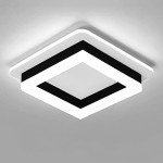 Modern LED Square Flush Mount Ceiling Light