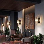 Grneric Crystal Wall Sconces,Black Wall Light Fixtures,Black Sconce with Glass Shade,Wall Lights Modern Sconces Wall Lighting Wall Sconce for Living Room Bathroom Hallway Bedroom 10 Inch