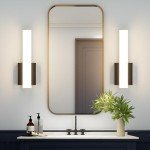 Aoceley 2-Pack Led Wall Sconces,18W 3000K Indoor Hardwired Dimmable Wall Light with Acrylic Lampshade,Led Sconces Wall Lighting,Modern Vanity Wall Light Fixture for Bathroom Bedroom Living Room(Black)