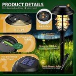 SOLPEX Solar Lights Outdoor Waterproof, Solar Garden Lights,Pathway Lights Solar Powered,Landscape Lighting,Outdoor Lights for Yard, Garden, Pathway, Patio, Walkway, Driveway, 8 Pack(Warm White)