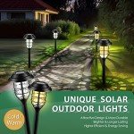 SOLPEX Solar Lights Outdoor Waterproof, Solar Garden Lights,Pathway Lights Solar Powered,Landscape Lighting,Outdoor Lights for Yard, Garden, Pathway, Patio, Walkway, Driveway, 8 Pack(Warm White)