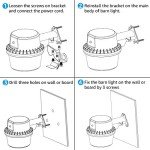 TORCHSTAR LED Barn Light, Dusk to Dawn Area Lights with Photocell, Outdoor Security Flood Lighting, ETL & FCC Listed, IP65 Waterproof, Aluminum Housing, 110-277V, Garage, Yard, 5000K Daylight, Bronze