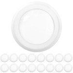 Sunco 16 Pack LED Disc Lights Ceiling 6 Inch, Flush Mount Disk Light, Recessed Can Lighting, 1050 LM, 15W (75W Equivalent), 5000K Daylight, Dimmable, Damp Rated ETL.