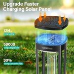 COXSENI Solar Pathway Lights Outdoor 8 Pack, Bright Solar Path Lights Outside Waterproof, Sidewalk Lights Solar Powered Landscape Light for Walkway Driveway Lawn Patio Yard Garden