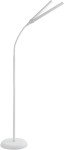daylight Duo Floor Company Lamp LED-Eye Care-Anti glare-6,000 Kelvin-4 step dimmer-13.5W, White