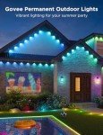 Govee Permanent Outdoor Lights Pro, 200ft with 120 RGBIC LED Lights for Daily and Accent Lighting, 75 Scene Modes for Christmas, IP67 Waterproof, Works with Alexa, Google Assistant, Matter, White