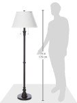 Kenroy Home 30438BRZ Spyglass, Floor Lamp, Bronze