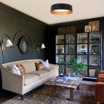 Bargeni Flush Mount Ceiling Lights,12.5 inch Ceiling Light Fixture,3000K/18W, Matte Black with Champagne Gold Inside Finish,Flush Mount Light Fixture for Balcony,Outdoor,Kitchen,ETL Listed-2 Pack