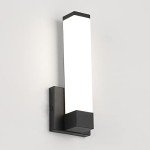 7Degobii Dimmable Wall Lights for Bedroom Modern Black Indoor LED Hallway Sconces Corner Light 12" Inch Height 12W 4000K Bedside Stair Sconces Wall Lighting Lamps 110V AC.