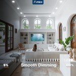 Amico 20 Pack 6 Inch 5CCT Ultra-Thin LED Recessed Ceiling Light with Junction Box, 2700K/3000K/4000K/5000K/6000K Selectable, 12W Eqv 110W, Dimmable Can-Killer Downlight, 1050LM High Brightness