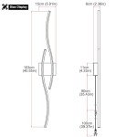 Daunton Modern Plug in Wall Sconces Set of Two, RC Dimmable LED Plug in Wall Light, Black Sconce Wall Lighting for Living Room, Hallway, Bedroom