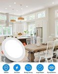 12 Pack Ultra-Thin LED Recessed Ceiling Light, 6000K LED, 12W Eqv, High Brightness 1050LM (6 Inch Can Light, Recessed Lighting)