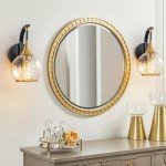 Ymlii Indoor Wall Sconce, Black and Gold Wall Light Fixture with 4.9 Inches Clear Glass Shade, Bathroom Vanity Lights, Wall Lamp for Living Room, Bedroom, Hallway