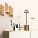 SAKRINGT 2 Pack Cordless Table Lamp Rechargeable,5000mAh Battery Powered Table Light, Dimming Portable LED Desk Lamp for Patio/Restaurant/Outdoor