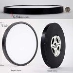 TALOYA Black 6 Pack Led Ceiling Fixture Flush Mount for Kitchen Living Room Garage Foyer, 3000K/3500K/4000K/5000K/6500K 5-in-1 CCT Selectable, 12 Inch 20W Ultra-Thin Surface Mounted Light Fixture