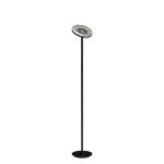 Brightech Sky LED Floor lamp, Torchiere Super Bright Floor Lamp for Living Rooms & Offices - Dimmable, Tall Standing Lamp for Bedroom Reading - Brushed Nickel