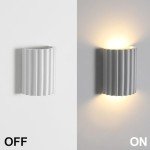 ZEROUNO Modern LED Wall Sconce Hardwired Indoor Wall Lights Up and Down Wall Mount Night Light Wall Lamp Fixture for Living Room Bedroom Hallway Corridor Conservatory Stairs (with G9 Bulbs)