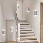 ZEROUNO Modern LED Wall Sconce Hardwired Indoor Wall Lights Up and Down Wall Mount Night Light Wall Lamp Fixture for Living Room Bedroom Hallway Corridor Conservatory Stairs (with G9 Bulbs)