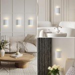 ZEROUNO Modern LED Wall Sconce Hardwired Indoor Wall Lights Up and Down Wall Mount Night Light Wall Lamp Fixture for Living Room Bedroom Hallway Corridor Conservatory Stairs (with G9 Bulbs)