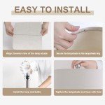 USumkky 25" Modern Ceramic Lamps Single Table Lamp for Living Room Bedroom Farmhouse Nightstand Bedside Lamps
