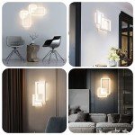 Ralbay Modern Indoor Wall Sconce Aluminum Up and Down 20W LED Modern Wall Sconce for Indoor Living Room Bedroom Hallway (Natural White Light, 4000K)