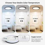 12-Inch Dimmable LED Flush Mount Ceiling Light