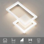 Ralbay Modern Indoor Wall Sconce Aluminum Up and Down 20W LED Modern Wall Sconce for Indoor Living Room Bedroom Hallway (Natural White Light, 4000K)