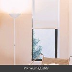 Brightech SkyLite LED Floor lamp, Torchiere Super Bright Floor Lamp for Living Rooms & Offices - 3 Way Dimmable Tall Lamp, High Lumen Standing Pole Lamp for Bedroom Reading - White
