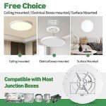 15.8 Inch LED Flush Mount Ceiling Light, 32W, 3480LM,Ceiling Light 3000K/4000K/6000K CCT Selectable,Low Profile Light Fixture for Kitchen, Bedroom,ect