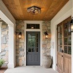 MAYNA Farmhouse Ceiling Light, 2-Light Rustic Flush Mount Ceiling Light with Metal and Wood, Farmhouse Hallway Light Fixtures for Kitchen Entryway Bedroom Dining Room